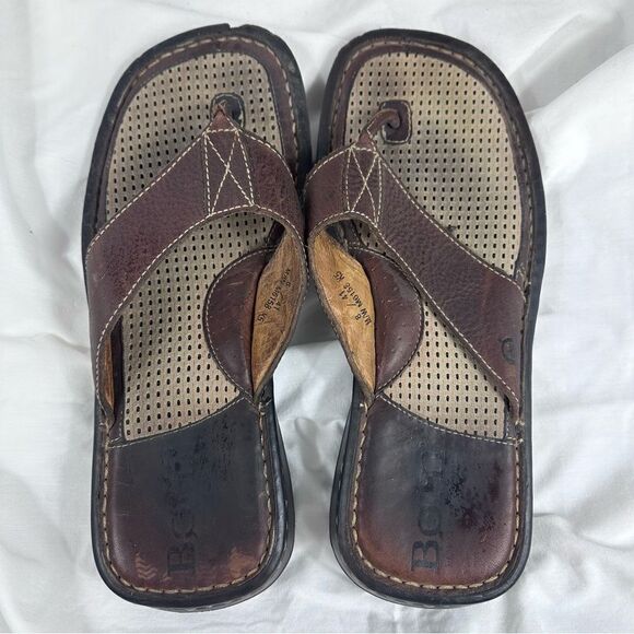 Born men’s leather sandals - Picture 1 of 4